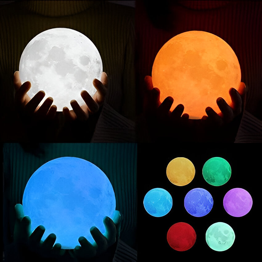 3D Moon Crystal Ball™ | 7 Automatic Colors