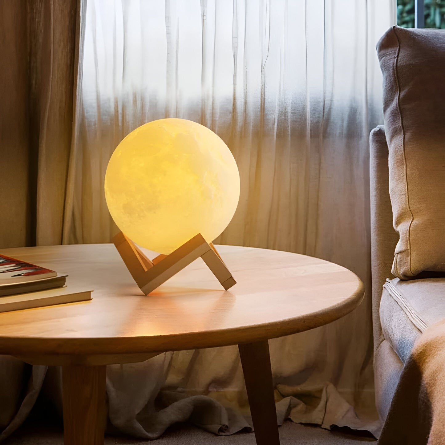 3D Moon Crystal Ball™ | 7 Automatic Colors